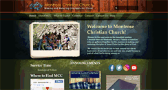 Desktop Screenshot of montrose-christian.org