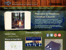 Tablet Screenshot of montrose-christian.org